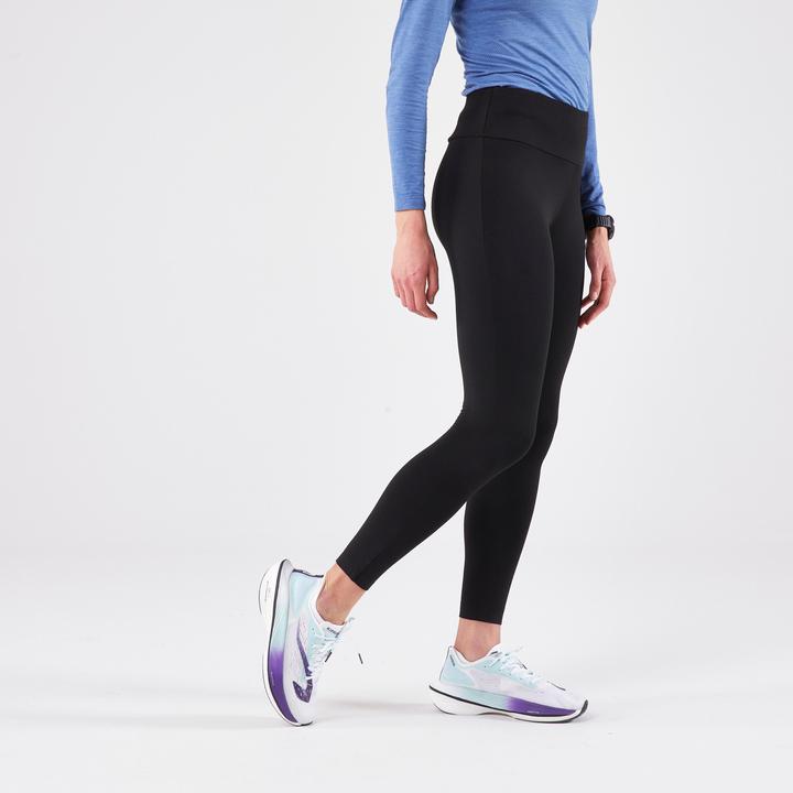 Produktbild Kalenji Lauftights lang Damen warm - Run 100 schwarz (W28/L31)
