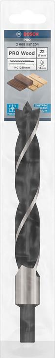 Actual product image Bosch Professional Zubehör PRO Wood Wood twist drill, 22 x 160 x 210 mm (13 mm)