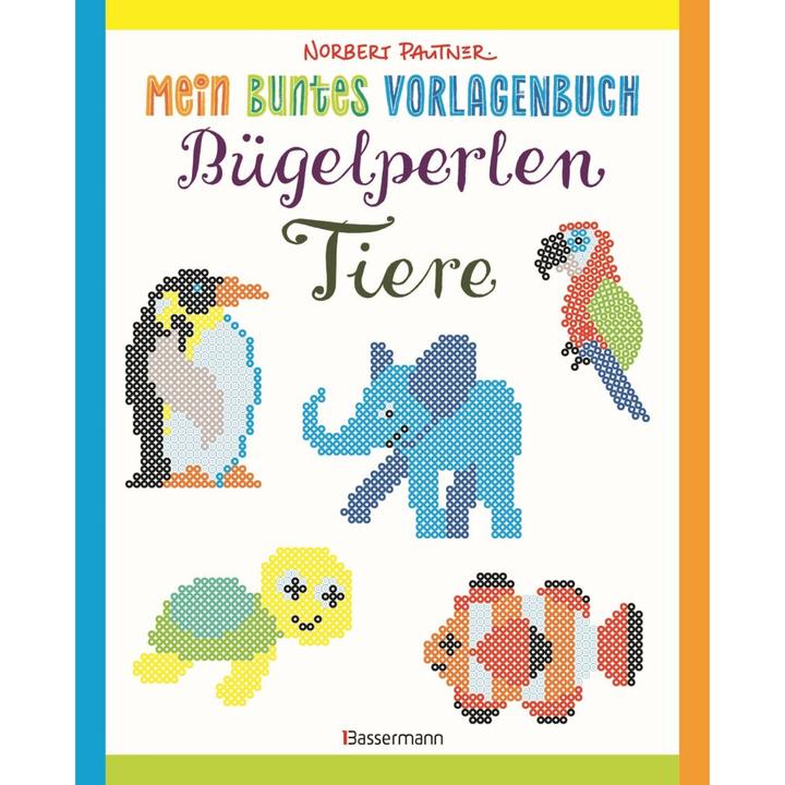 Image du produit Mon livre de motifs colorés : animaux en perles à repasser