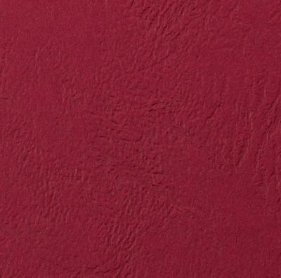 GBC LeatherGrain - cardboard A4 100 pcs - dark red