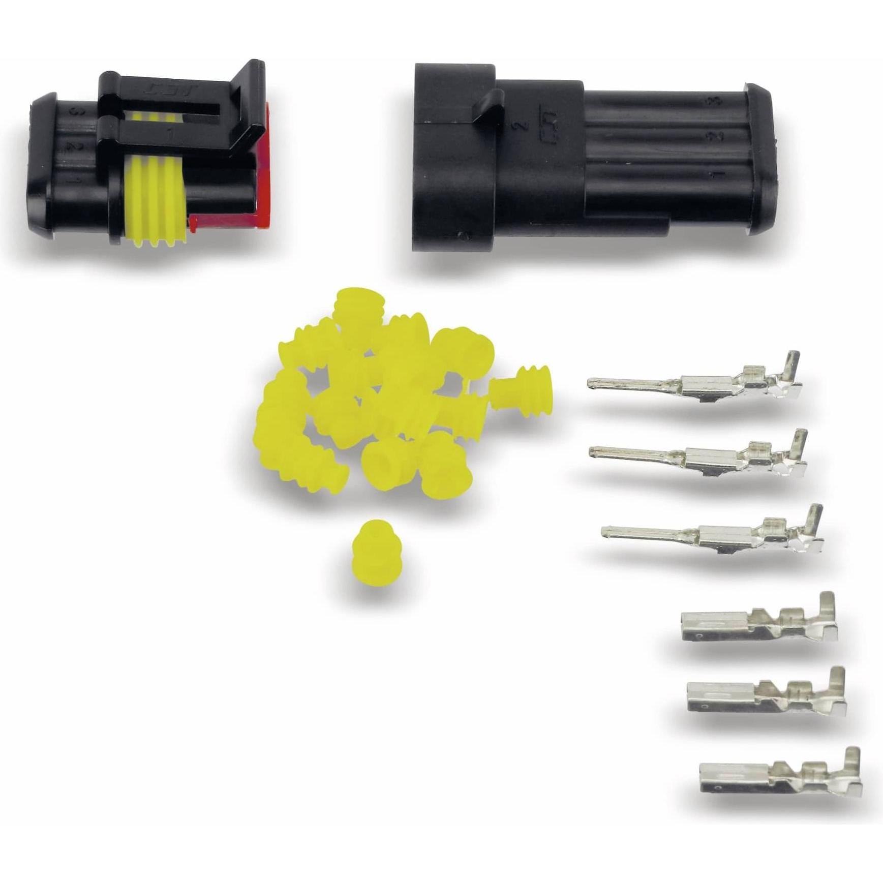 Eneroid, Multimeter, Wasserdichtes Steckverbinder-Set, IP65, 3-polig