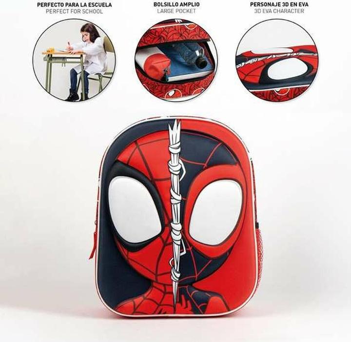 Actual product image SPIDEY - Kinderrucksack 3D, rot