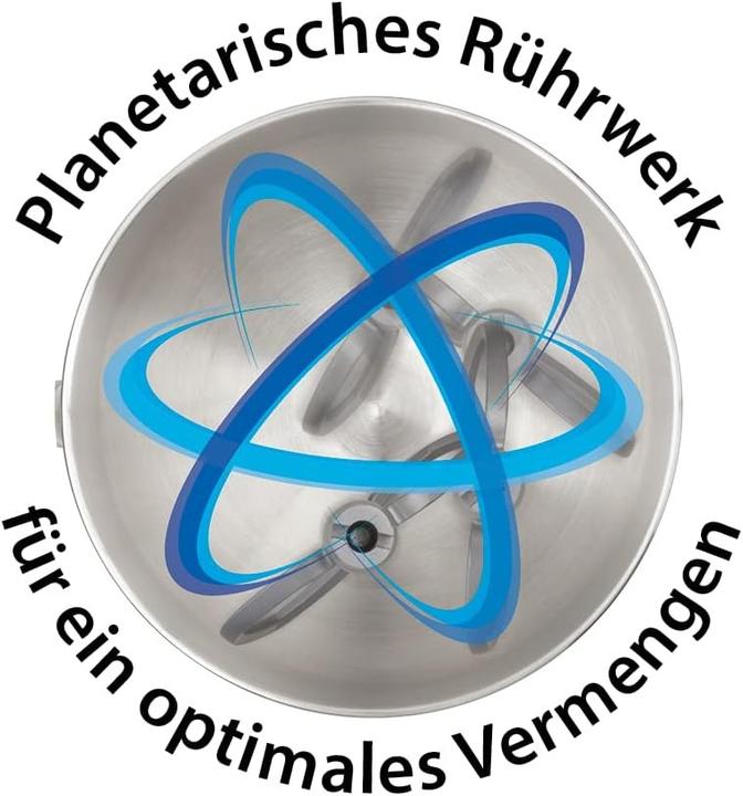 Image du produit Caso Robot de cuisine KM1800 Black E, bol en acier inoxydable (1800 W)