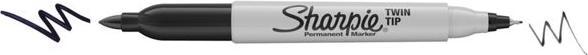 Produktbild Sharpie Permanent-Marker Twin Tip (Mehrfarbig, 0.90 mm, 8 x)