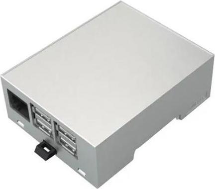 Actual product image Italtronic 33.0414000.RMB - Raspberry Pi B+ and Pi 2 B 4M DIN Rail Modulbox