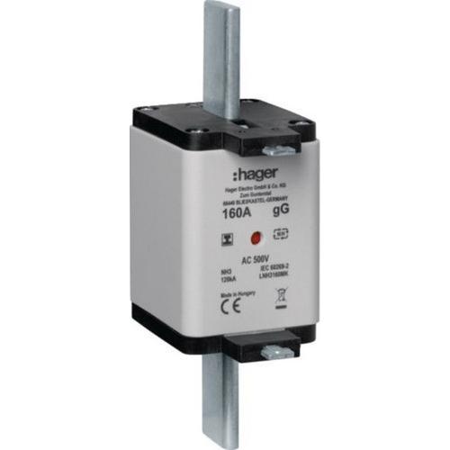 Hager , Fusibile, Hag Lnh3160mk Fusibile Nh3c 160A 500V Gg S-Free Mken (160 A)
