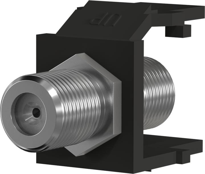Actual product image EFB Elektronik Keystone mounting adapter F-connector (Plugs and connectors)