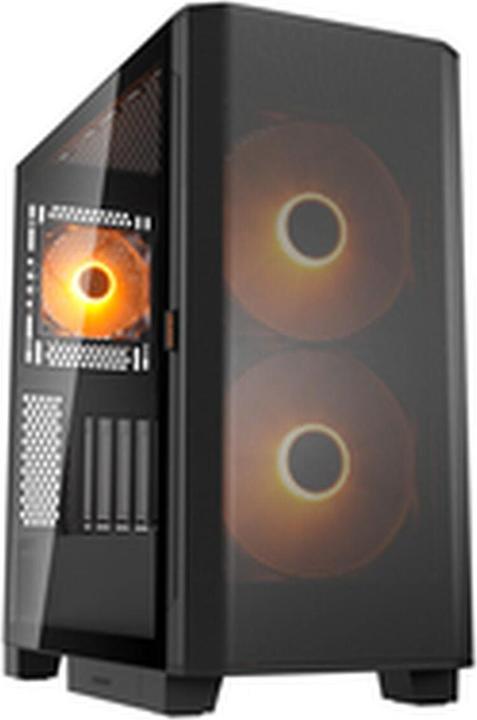 Actual product image Cougar Gehäuse Midi-Tower Airface FLO, ARGB, Schwarz (ATX, mATX, Mini-ITX)