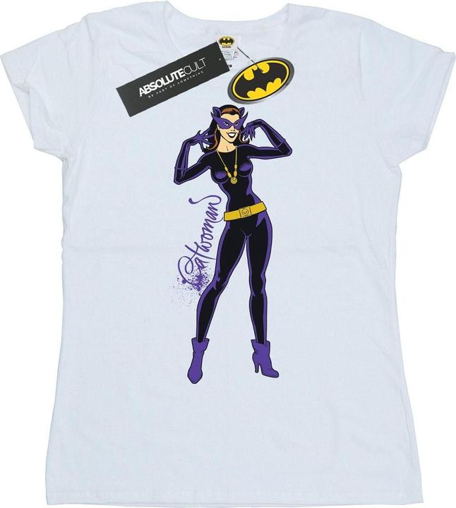 Produktbild Catwoman Happy Pose Baumwolle TShirt (XXL)