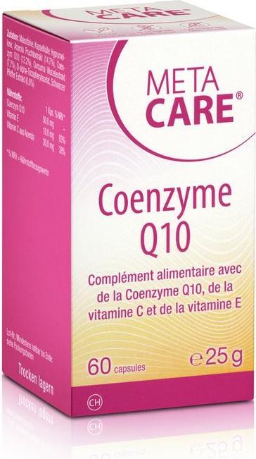 Actual product image Meta Care Coenzyme Q10 Caps (60 Piece, Capsules, 56 g)