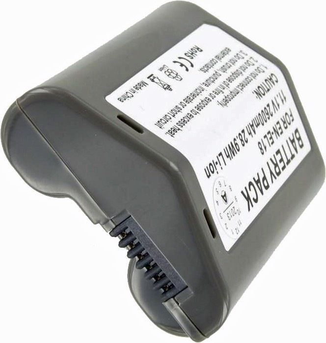 Actual product image AccuCell Battery Nikon EN-EL18 D4 DSLR (Rechargeable battery)