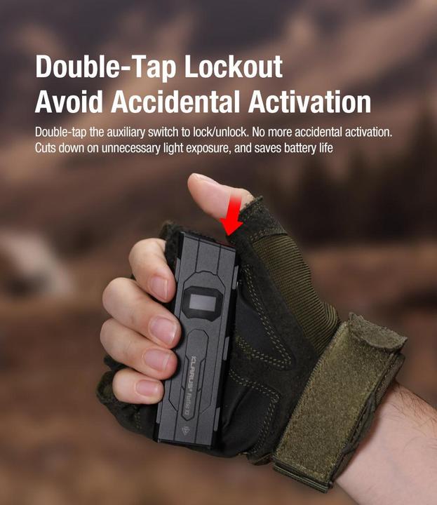 Actual product image Klarus Tactical Flashlight FlatTac X2, 3'000 Lumen (inkl. Akku) (3000 lm)