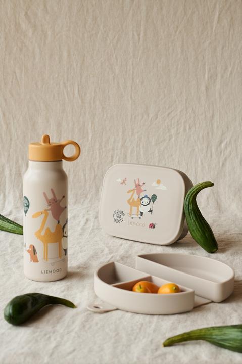 Immagine prodotto Liewood Trinkflasche Falk Around the World Sandy (0.35 l)