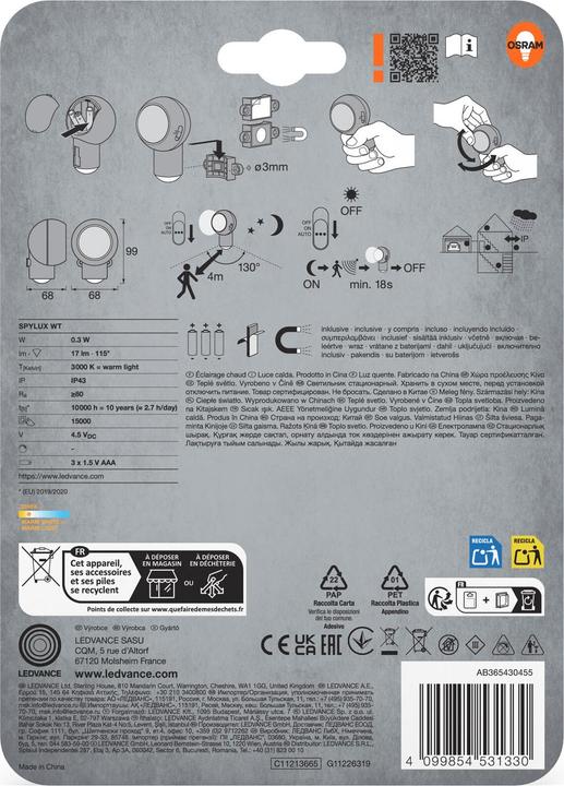 Actual product image Osram SPYLUX® White
