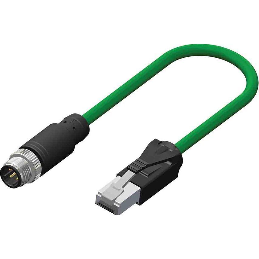 Rs Pro konfektioniertes Sensorkabel, M12 RJ45 Stec (S/UTP, CAT5e, 5 m), Netzwerkkabel