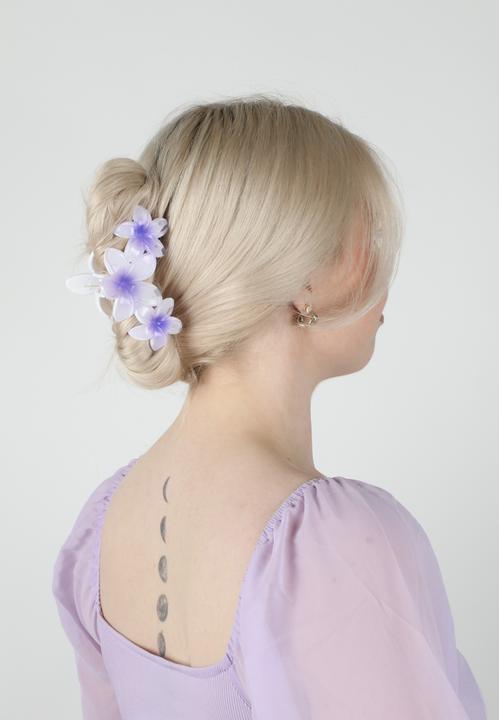 Immagine prodotto Trisa Fashion Frangipani Haarklammern Set Orange & Lila 2 Stk. (2 pz.)