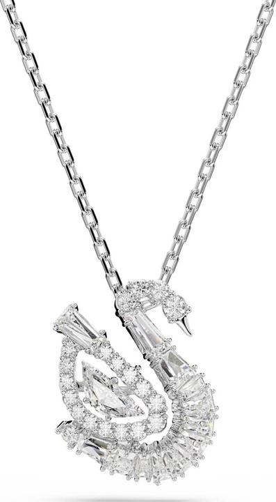 Produktbild Swarovski Swan Halskette Verschiedene Schliffe Schwan Weiss (Swarovski Metall)