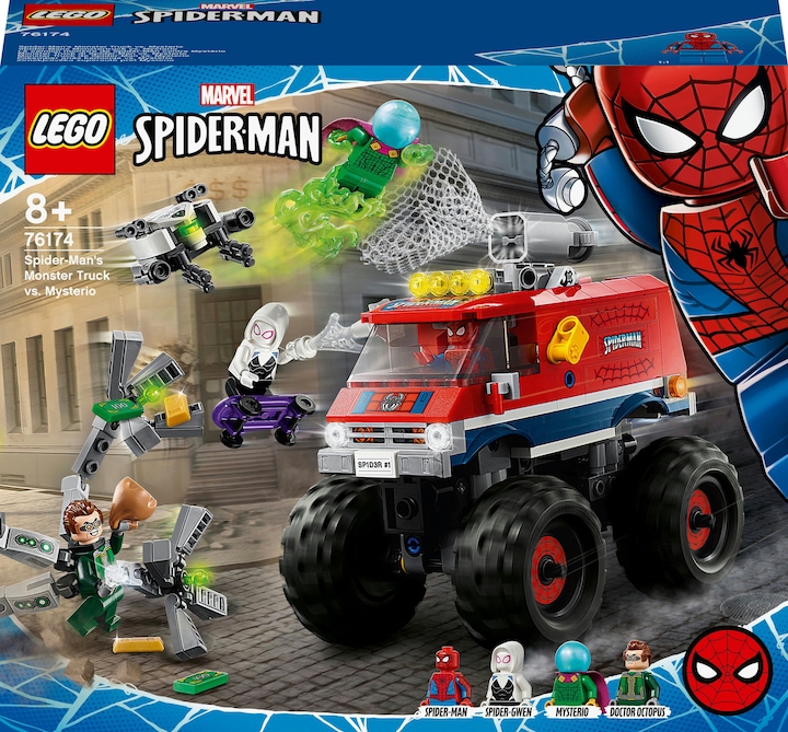 Image du produit LEGO Le camion monstrueux de Spider-Man contre Mysterio (76174, LEGO Marvel)