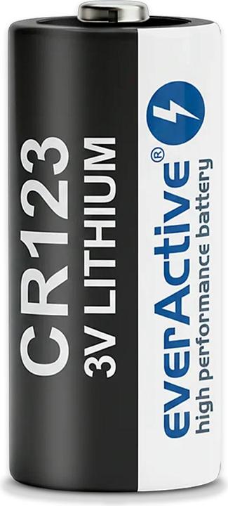 Actual product image Everactive CR123 Lithium Photo (CR17345) - Batterie (1 pcs., RCR123A, 1500 mAh)