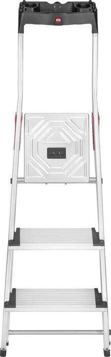 Actual product image Hailo L80 ComfortLine, aluminium safety stepladder, 3 steps (Stepladder, 150 cm)