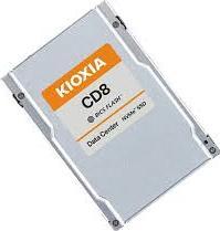 Actual product image Kioxia CD8 Series - SSD - 3.84 TB - internal - 2.5" - PCIe 4.0 x4 (NVMe) - buffer: 256 MB (3840 GB, 2.5")