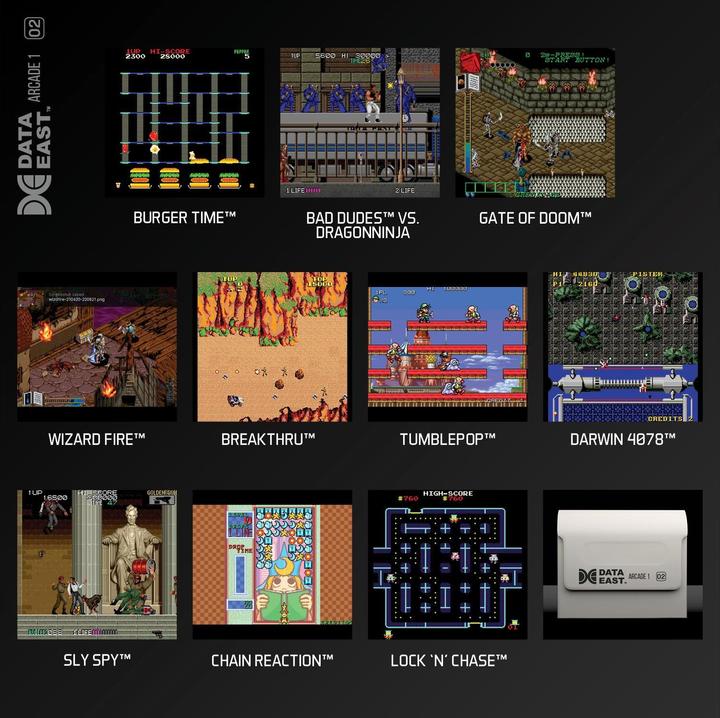 Produktbild Blaze Evercade Data East Arcade Cartridge 1 (Evercade, EN)