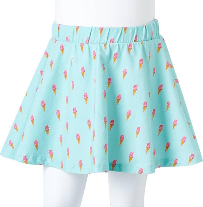 Image du produit vidaXL Jupe pour enfant Vert menthe clair 140,Matière : 94% coton. 6 (140)