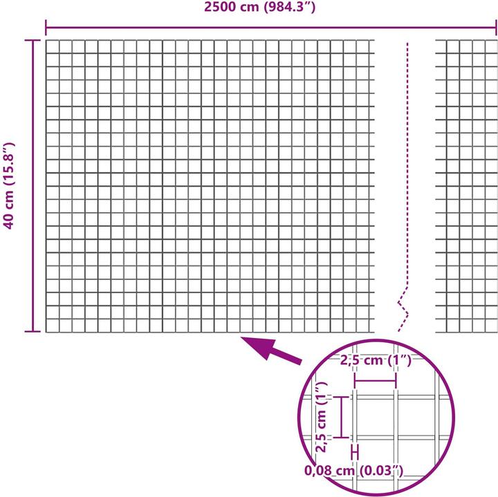 Produktbild vidaXL Gartenzaun
