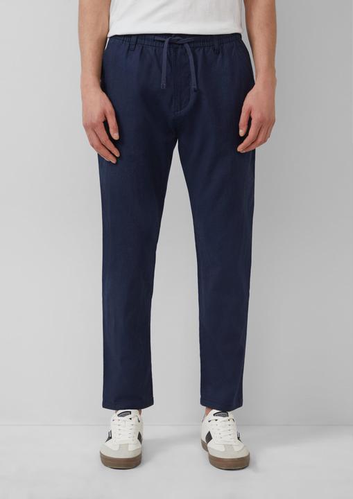 Actual product image S.Oliver Hose Detroit: Relaxed-Fit-Chino aus Leinenmix mit Elastikbund (W29/L32)
