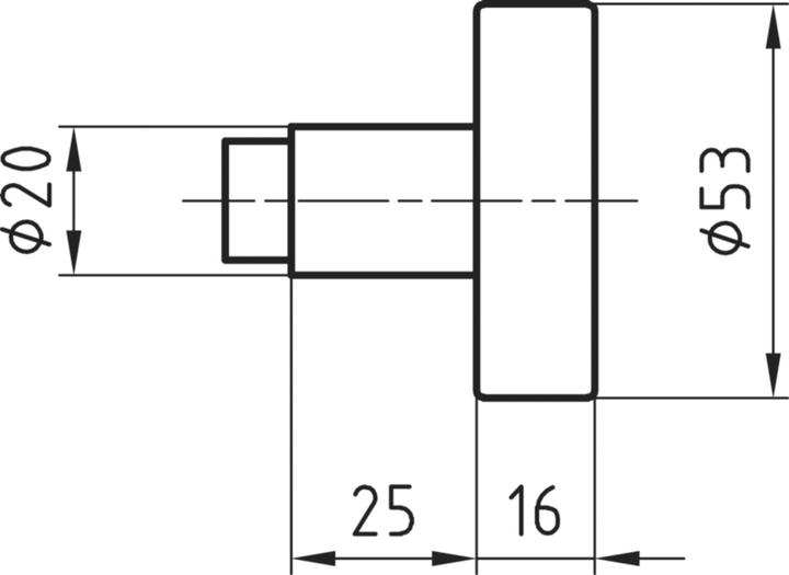 Produktbild Glutz Türknopf (Türknopf)