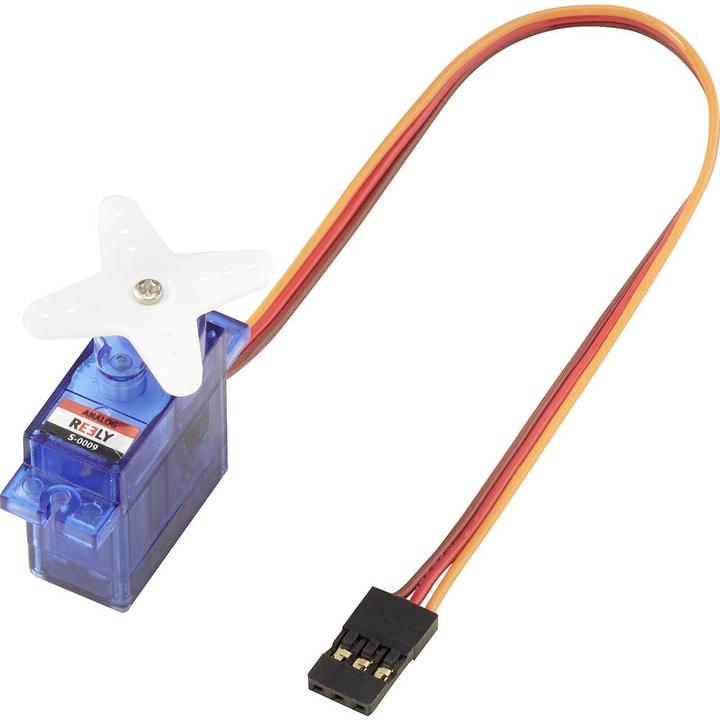 Actual product image Reely MicroServo S000 AnalogServo GearMaterial