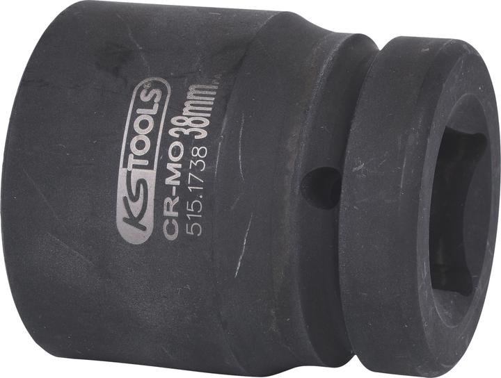 Produktbild KS Tools 1" Kraft-Stecknuss kurz (38 mm)