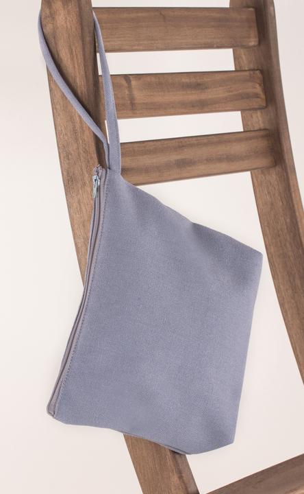 Produktbild Rayher Kosmetiktasche mit Reissverschluss, 22 x 17 cm, Grau