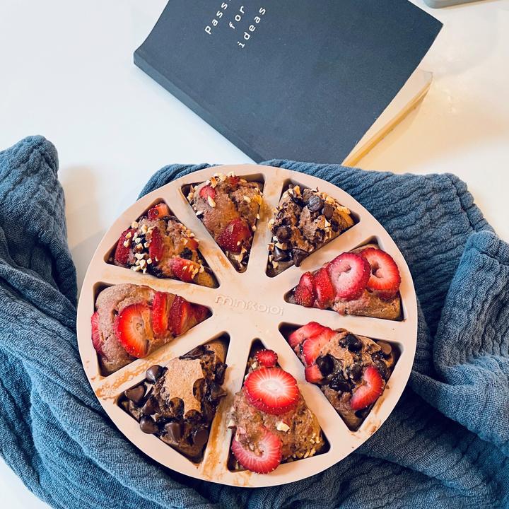 Produktbild Minikoioi Slices – Bubble Beige – Silikon-Kuchenform