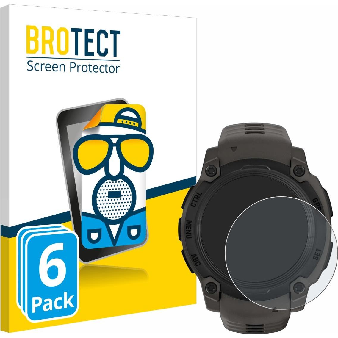 Thumbnail - BROTECT Entspiegelungsfolie Displayschutz Displayschutzfolie Folie Matt, Smartwatch Schutzfolie, Grau