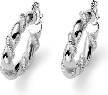 Actual product image Oliver Weber Collection Oliver Weber - Stylish round earrings Twisty 23035