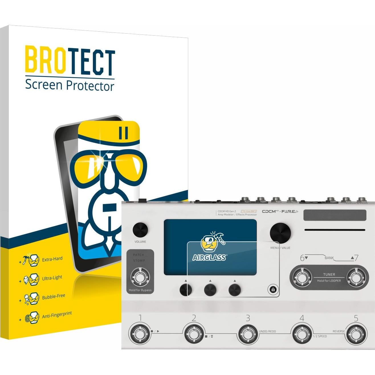 BROTECT AirGlass Panzerglasfolie, Audio Zubehör, Transparent