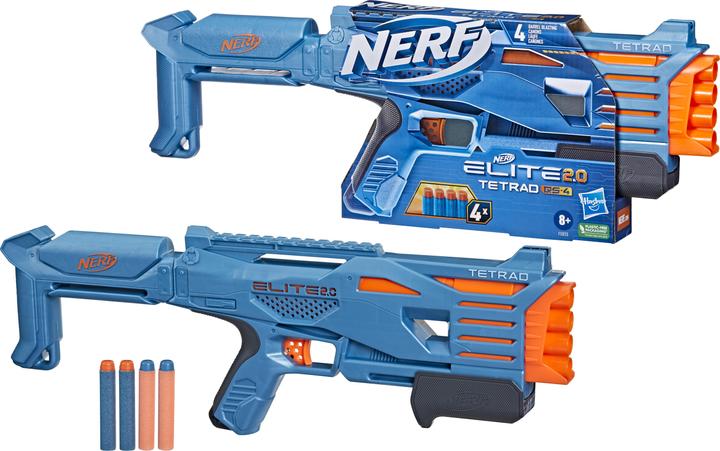 Actual product image Nerf NER ELITE 2.0 TETRAD QS 4