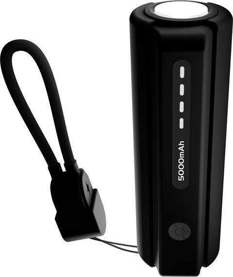 Mobile Origin 5000mAh Compact PowerBank PB7 with Flashlight and USB-C Cable (5000 mAh)