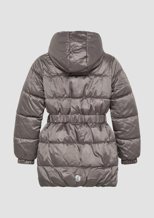 Actual product image S.Oliver Outdoor-Mantel Mantel in Metallic-Optik mit Fleecefutter