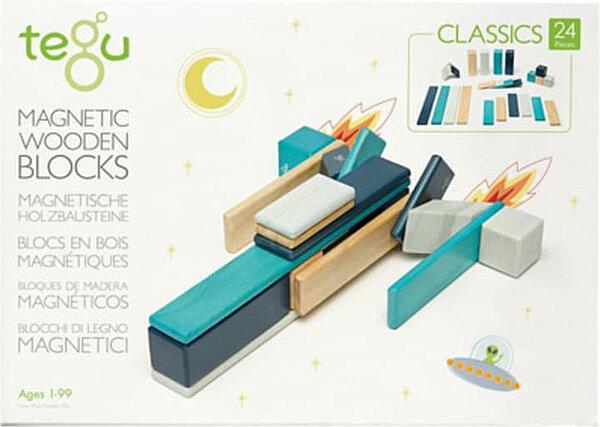 Actual product image Tegu Magnetic wood set