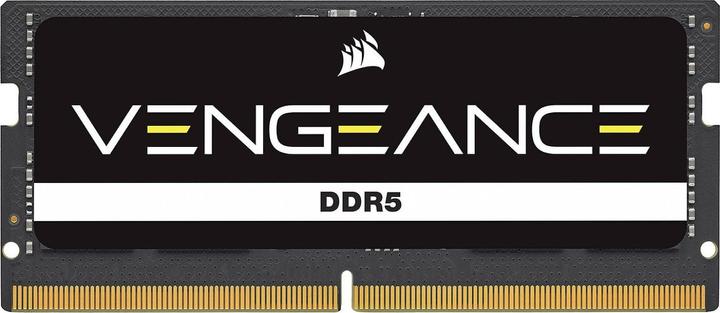 Image du produit Corsair DDR5, 5200MT/s 64Go 2x32Go SODIMM, Unbuffered, 44-44-44-84, Black PCB, Std PMIC, 1.1V, VENGEANCE DDR (2 x 32GB, 5200 MHz, RAM DDR5, SO-DIMM)