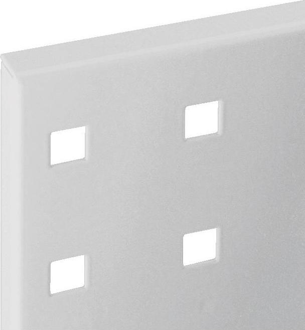 Actual product image Rasterplan Perforated panel W450xL1500mm light grey, RAL 7035