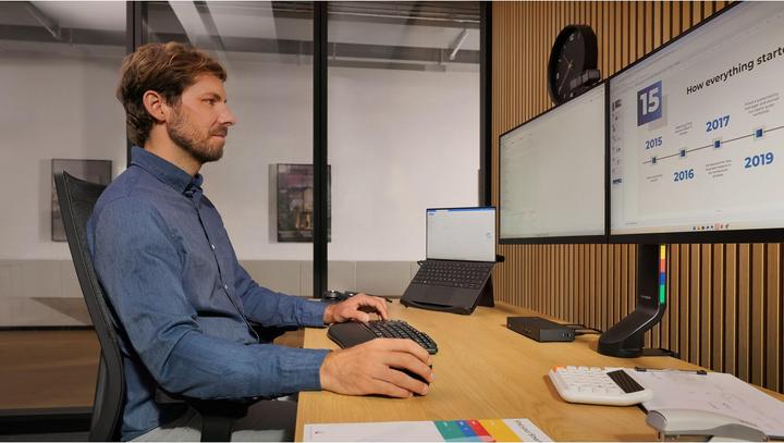 Produktbild Kensington Monitorarm 2TFTplatzsparend (Tisch, 27", 8 kg)