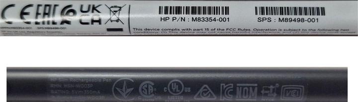 Actual product image HP Slim RECHBL PEN No
