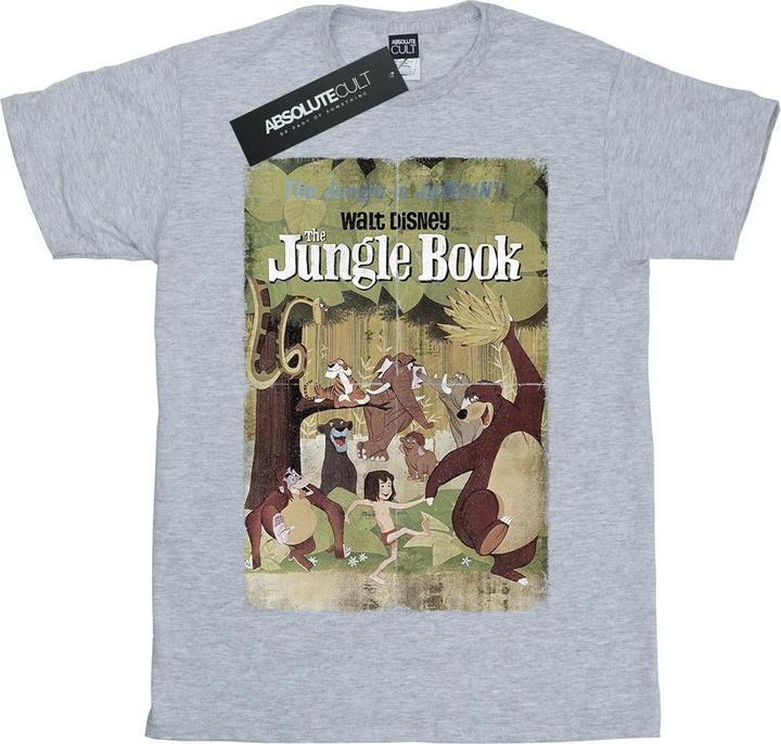 Immagine prodotto Disney The Jungle Book Retro Poster Maglietta Ragazzi (152, 158)
