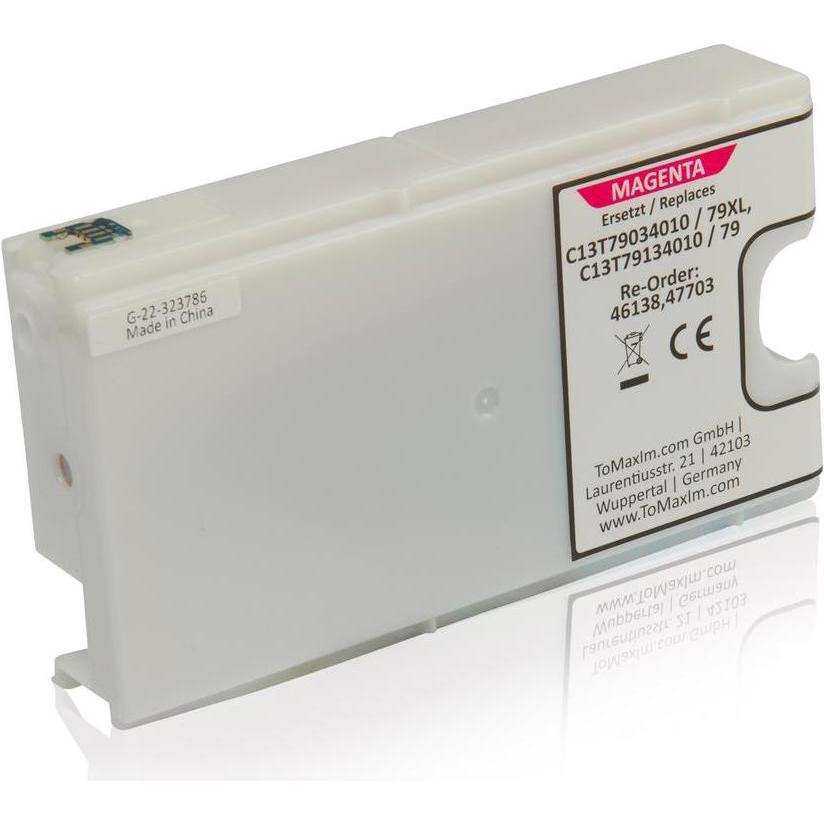 Inkadoo, Druckerpatrone, Druckerpatronen kompatibel zu Epson C13T79034010 / 79XL Tintenpatrone, magenta Magenta (M)