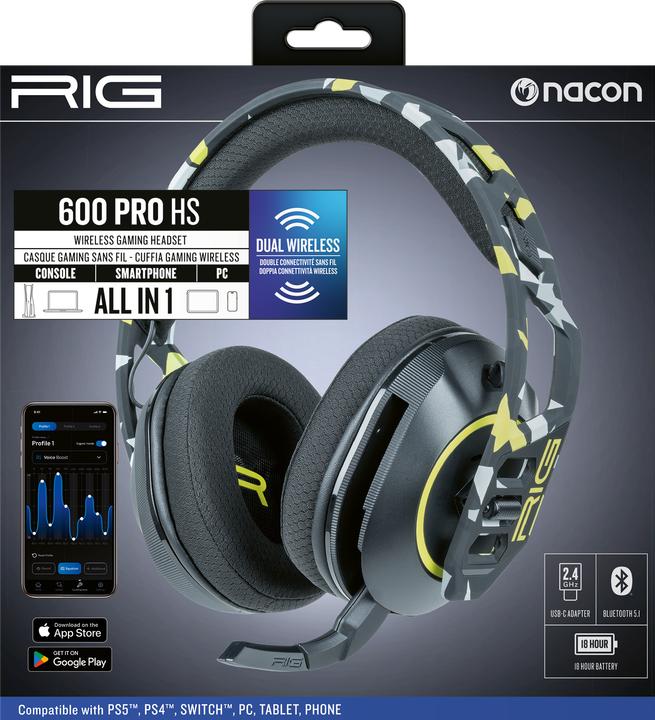 Produktbild Nacon Gaming RIG 600 PRO HS (Kabellos)