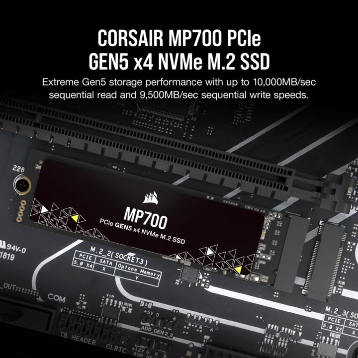 Productafbeelding Corsair MP700 (1000 GB, M.2 2280)