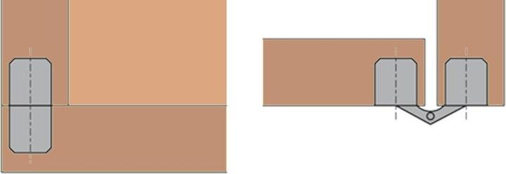 Actual product image Werkstarck Möbelscharniere